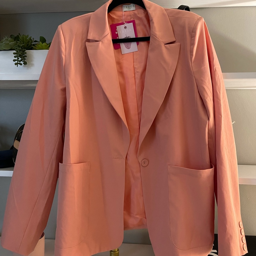 Pink blazer